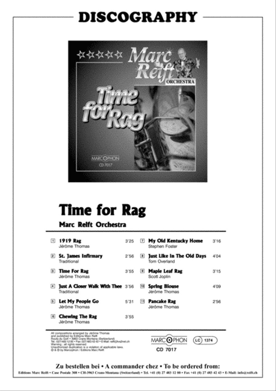 Maple Leaf Rag Brass Band scores gallery preview page 3