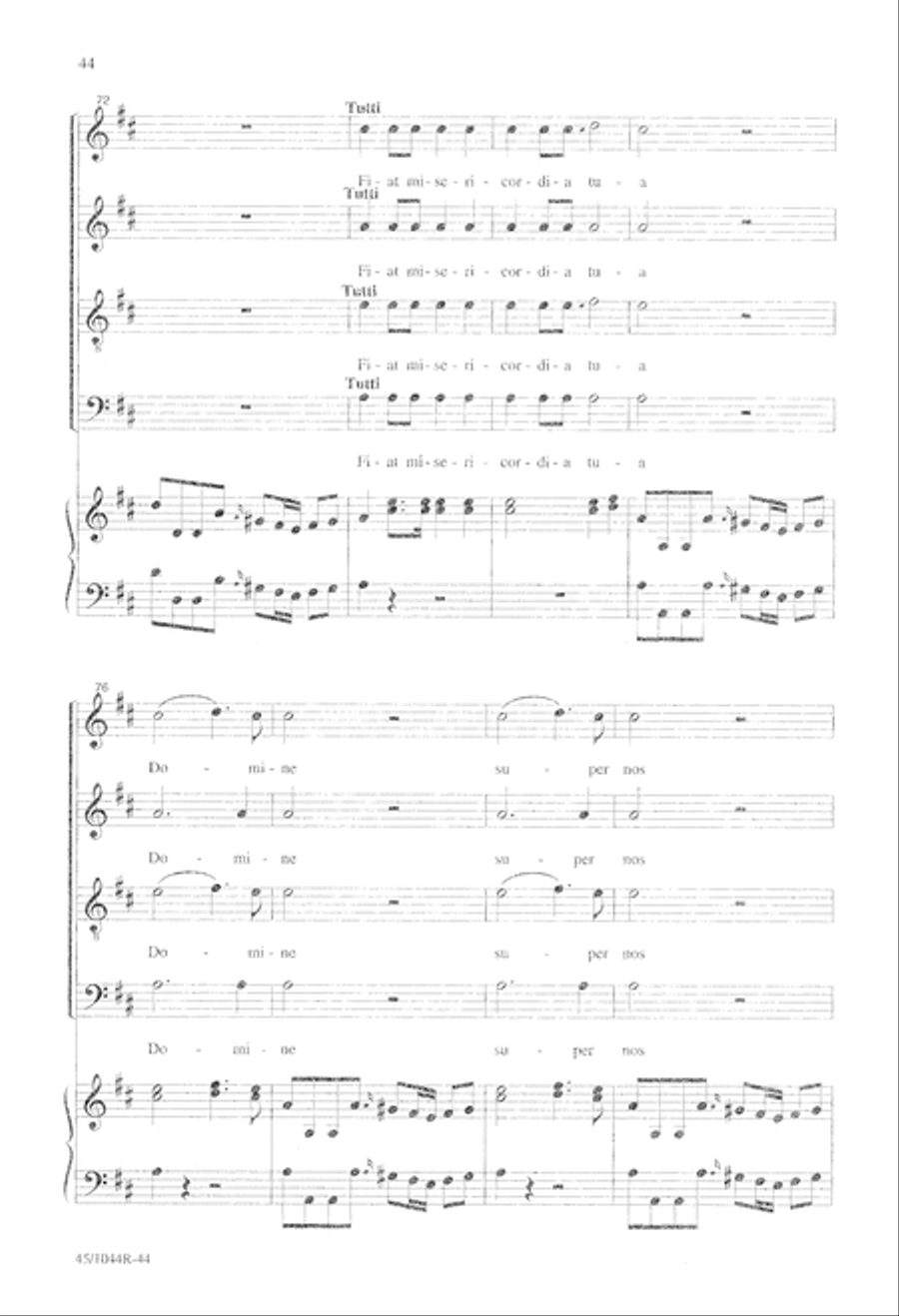 Te Deum Choral Score Te Deum Choral Score 4-Part scores gallery preview page 46