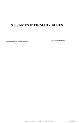 St. James Infirmary Blues
