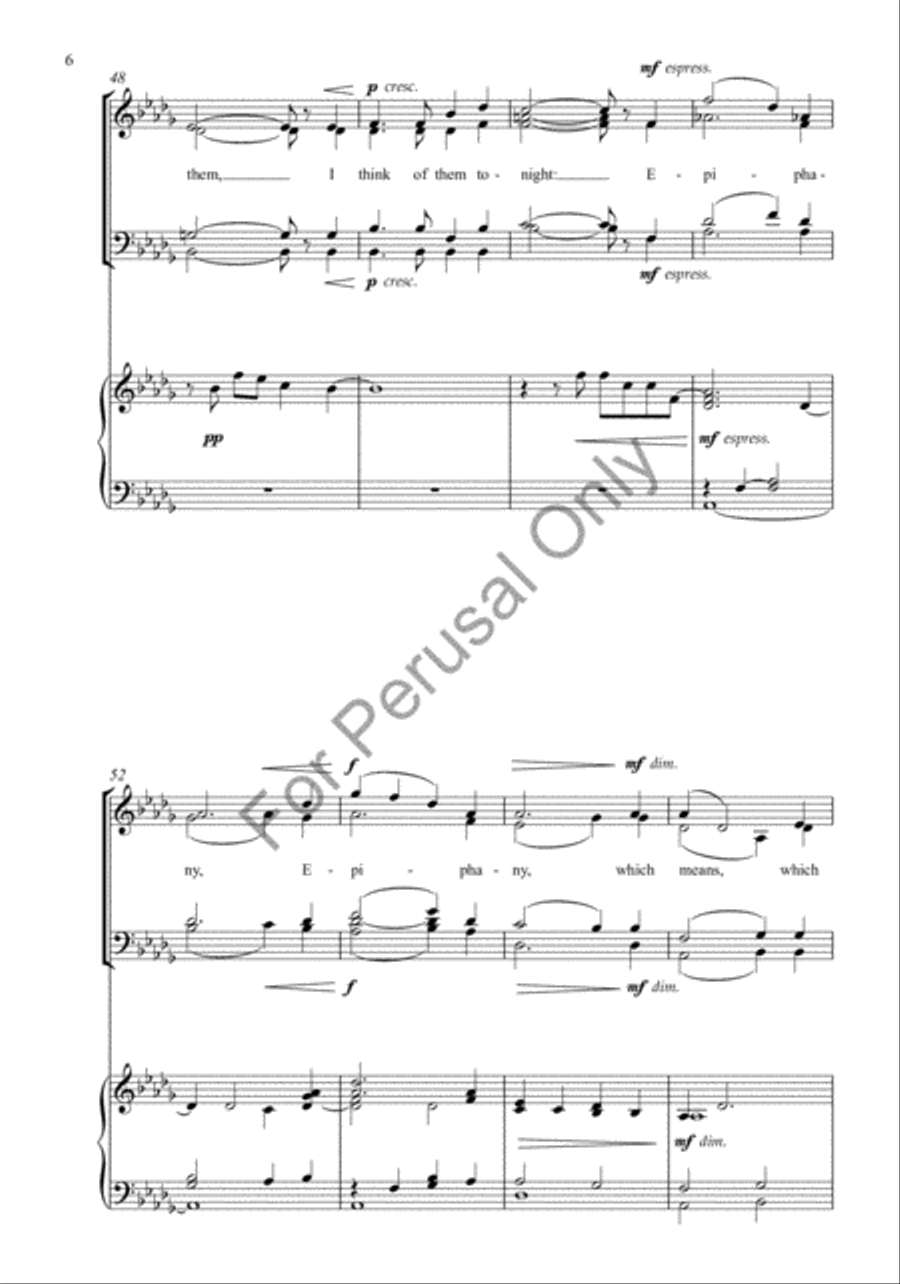 Epiphany 4-Part scores gallery preview page 7