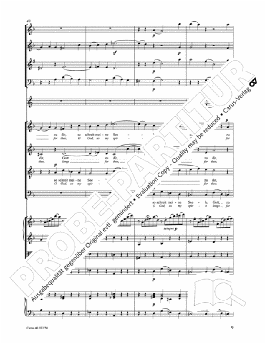 Psalm 42 4-Part scores gallery preview page 14