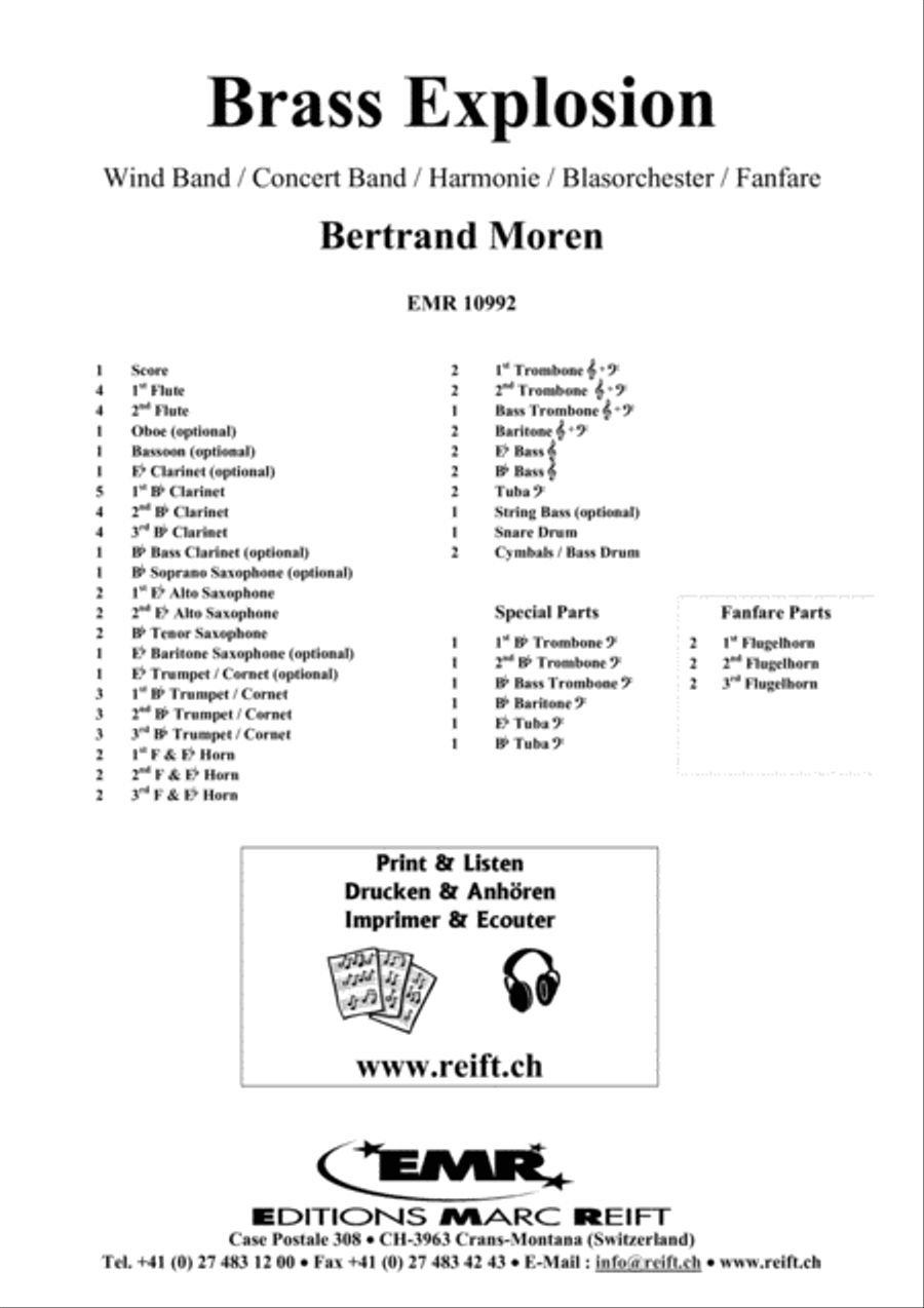 Brass Explosion Concert Band scores gallery preview page 2