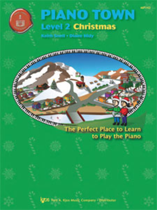Book cover for Piano Town, Christmas - Level 2