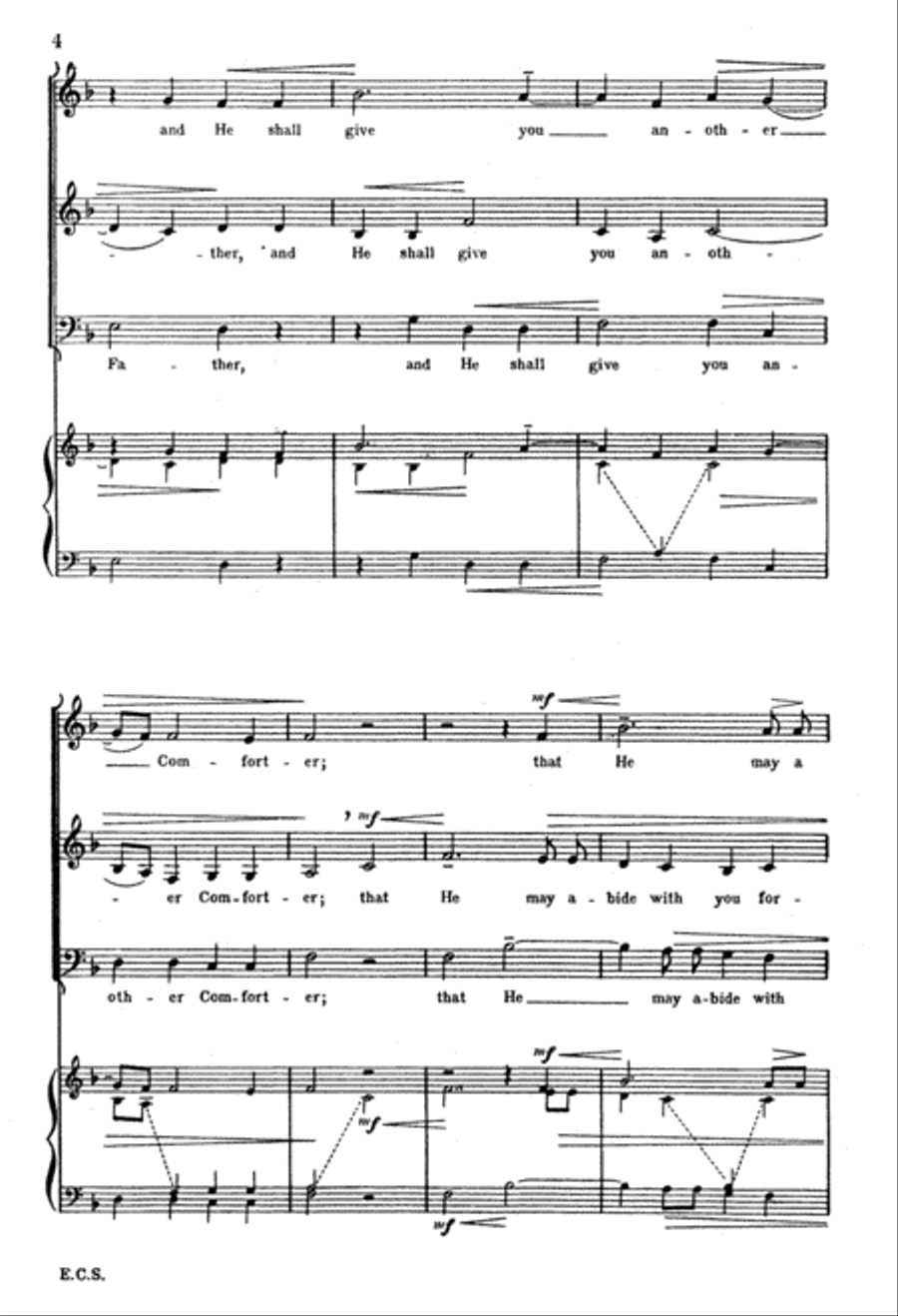 If Ye Love Me, Keep My Commandments 3-Part scores gallery preview page 3