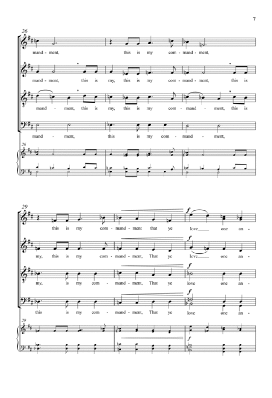 No Greater Love 4-Part scores gallery preview page 5