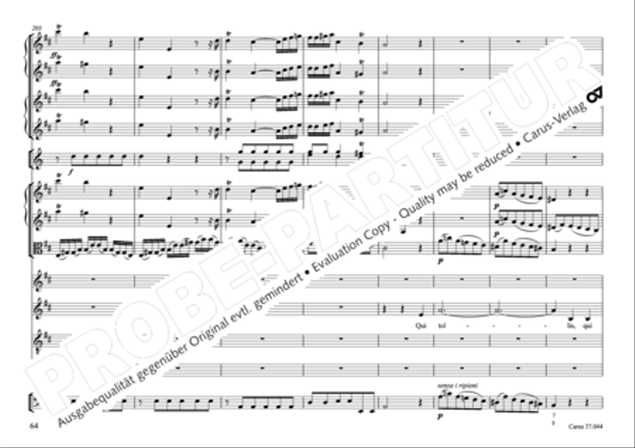 Messa per il Santissimo Natale 4-Part scores gallery preview page 55
