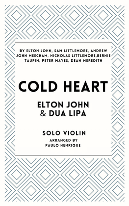 Book cover for Cold Heart (pnau Remix)