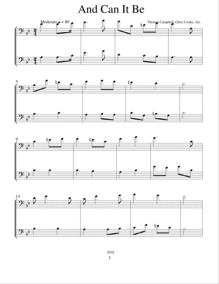 50 Favorite Hymns for Solo and Duet Instruments, Trombone-Baritone-Bassoon Trombone Duet scores gallery preview page 6