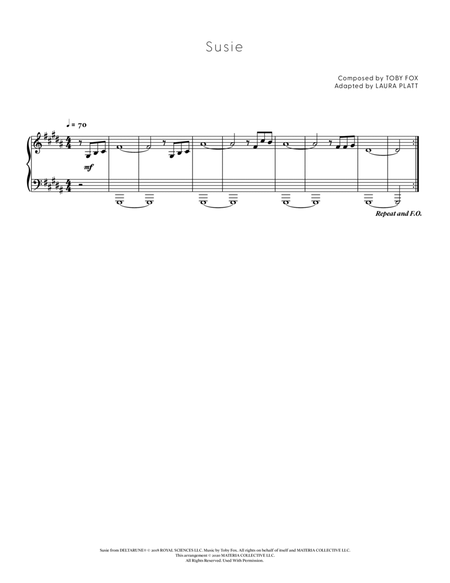 Susie (DELTARUNE - Piano Sheet Music)