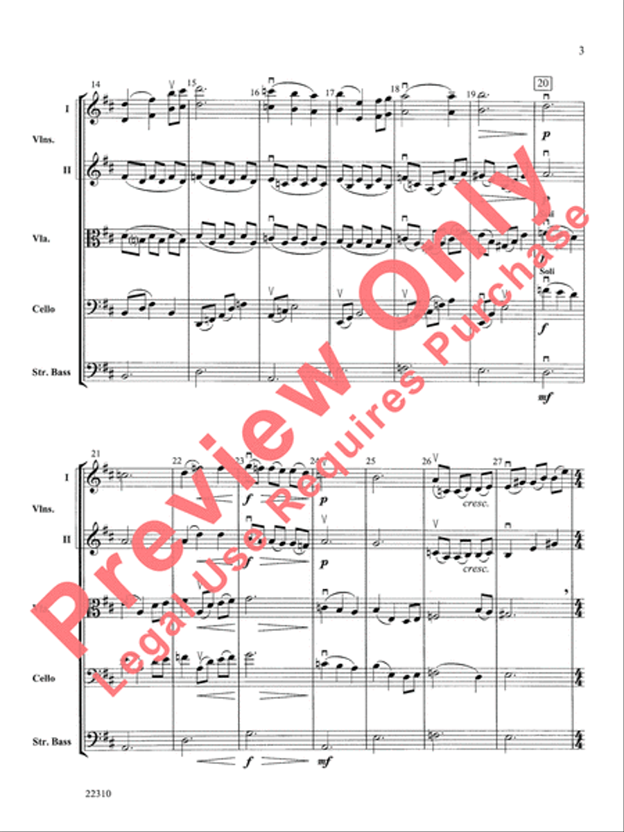 Incantations Incantations String Orchestra scores gallery preview page 4