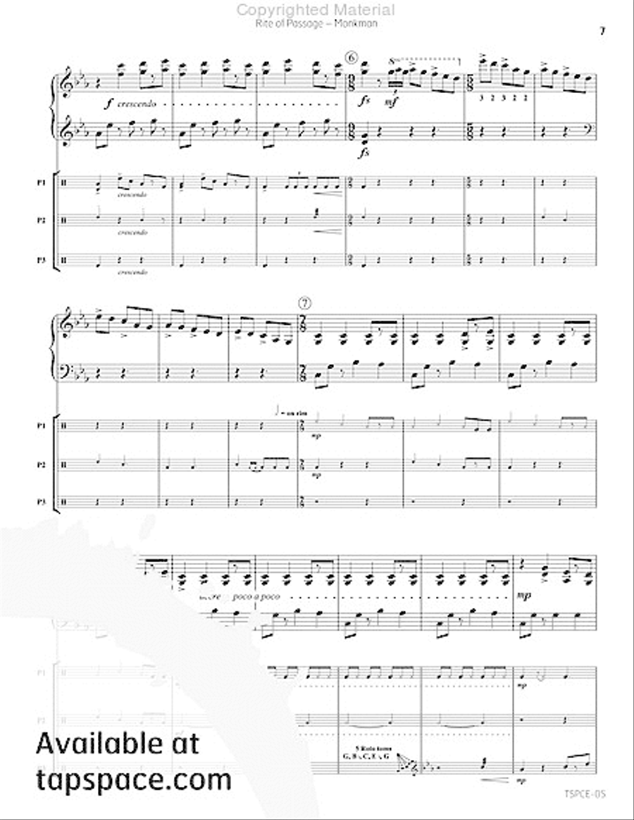 Rite of Passage Rite of Passage Percussion Ensemble scores gallery preview page 10