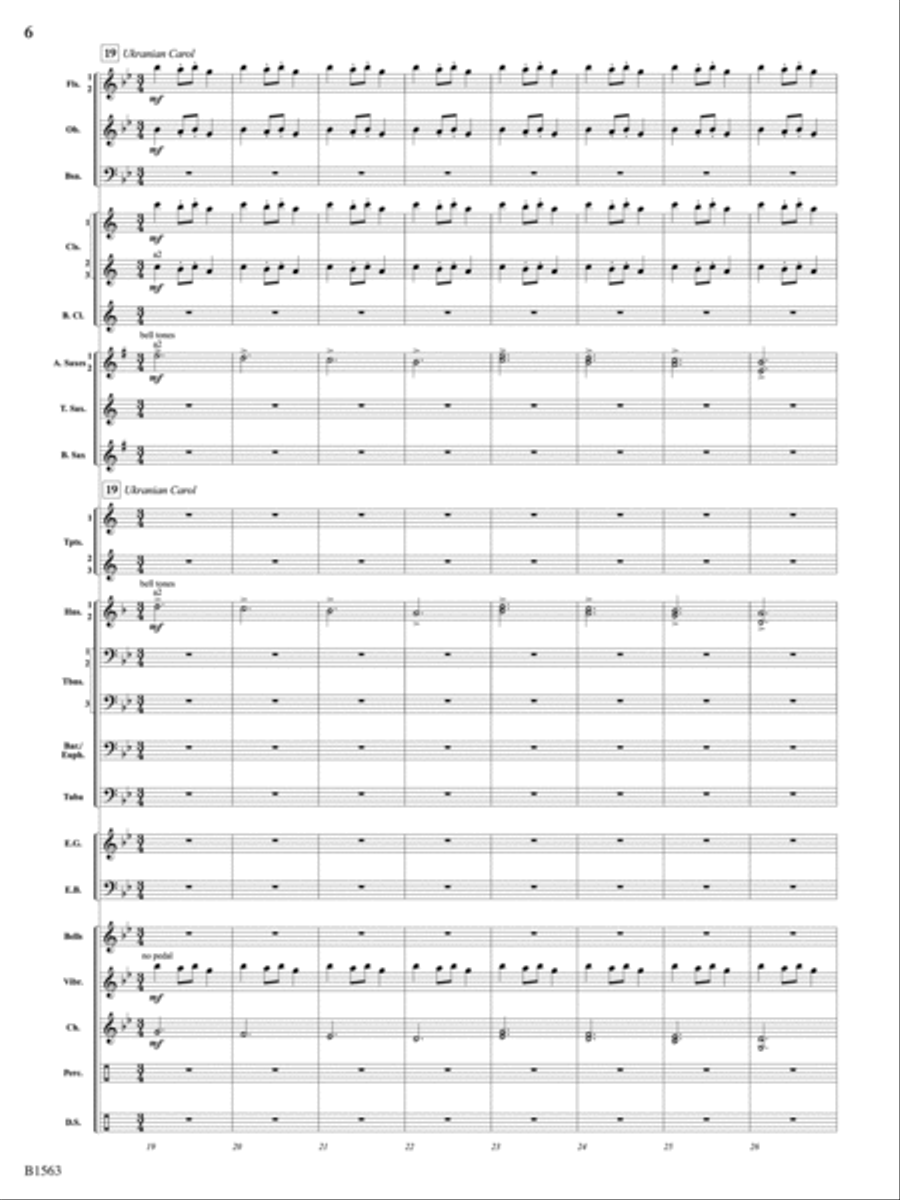 Christmas Lights: Score Concert Band scores gallery preview page 6