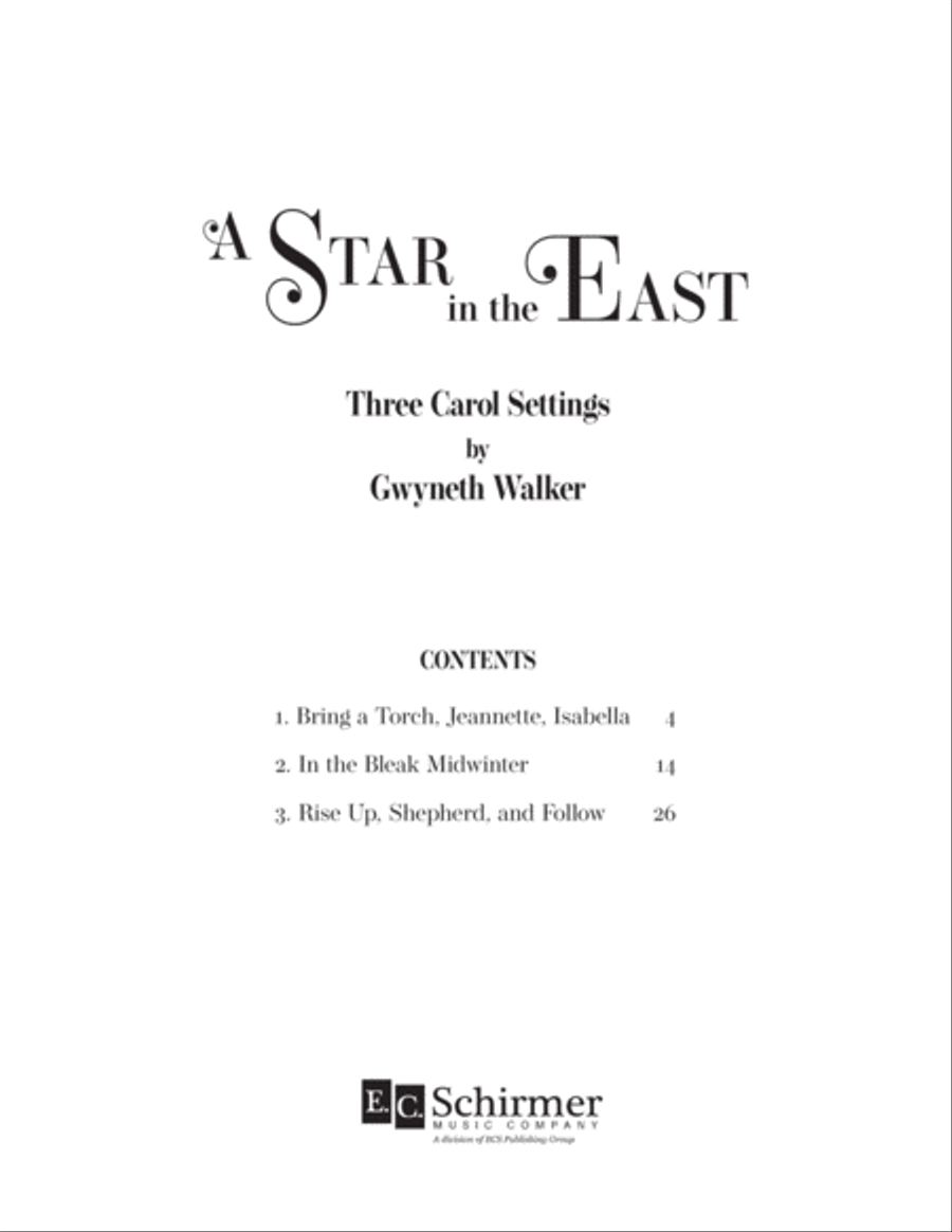 A Star in the East Choir scores gallery preview page 3