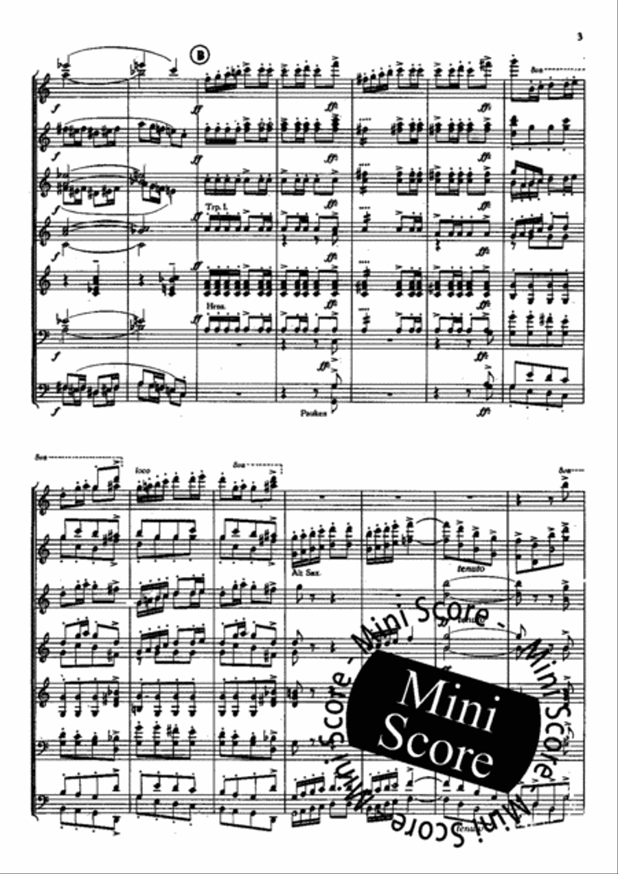 Piet Hein Rhapsodie Concert Band scores gallery preview page 5