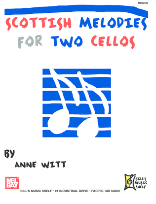 Book cover for Scottish Melodies for Two Cellos