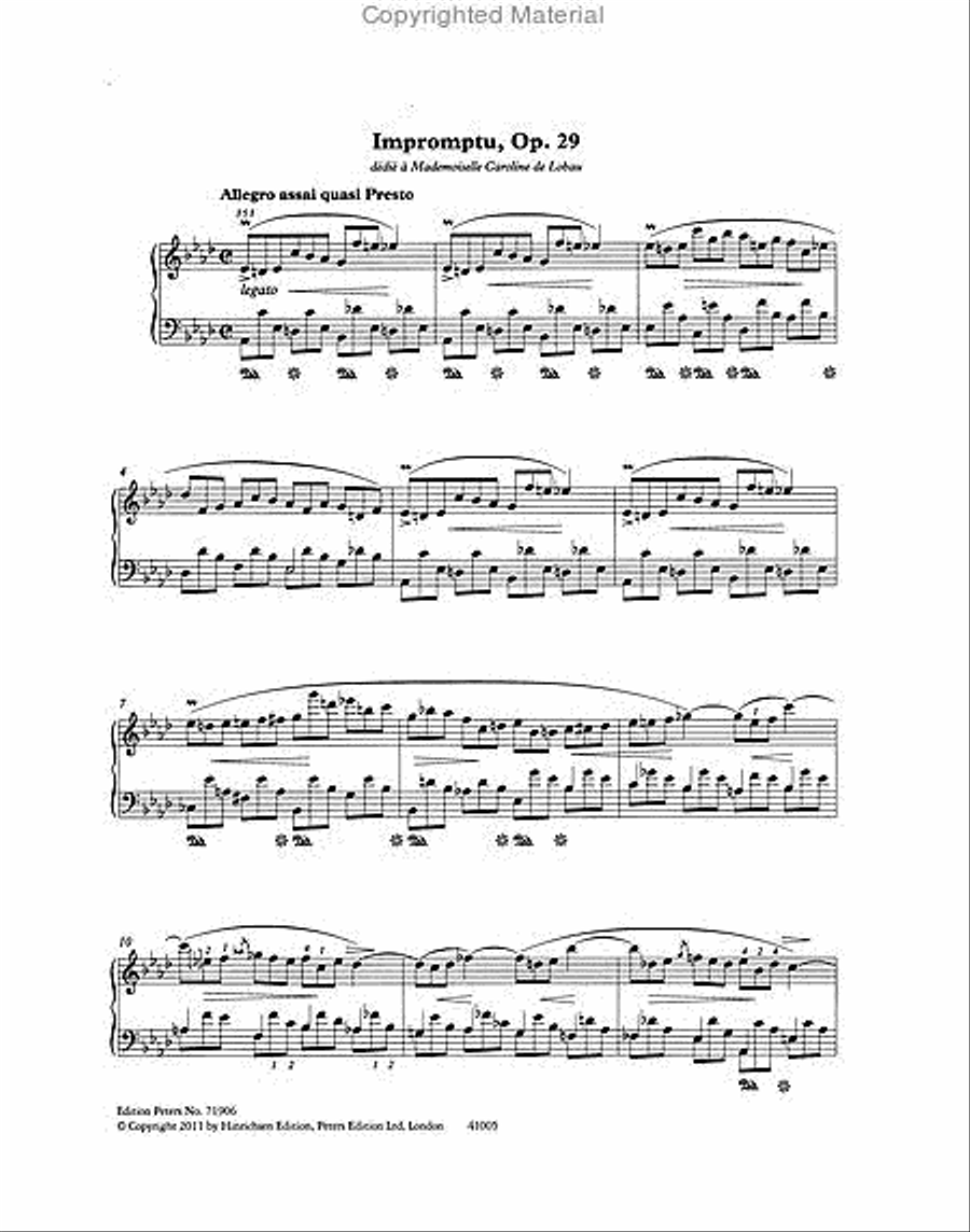 Impromptus for Piano