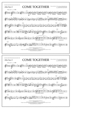 Come Together (arr. Tom Wallace) - Alto Sax 2