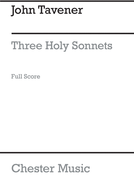 Three Holy Sonnets