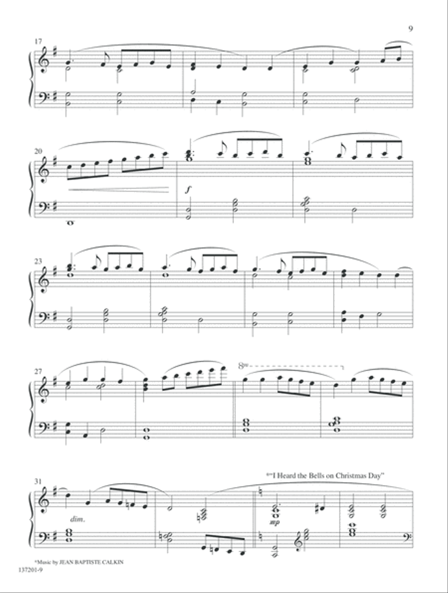 Hymn Medleys for the Church Year Piano Solo scores gallery preview page 7