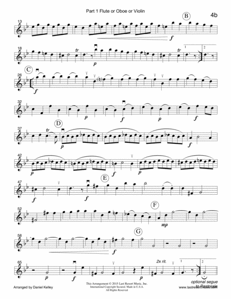 Christmas Concerto (Concerto Grosso Op. 6 #8) for Piano Quartet (Violin, Viola, Cello, Piano) Set of