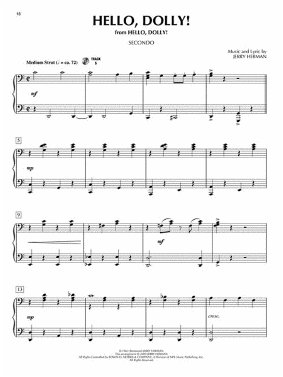 Broadway Classics Broadway Classics 1 Piano, 4-Hands scores gallery preview page 5