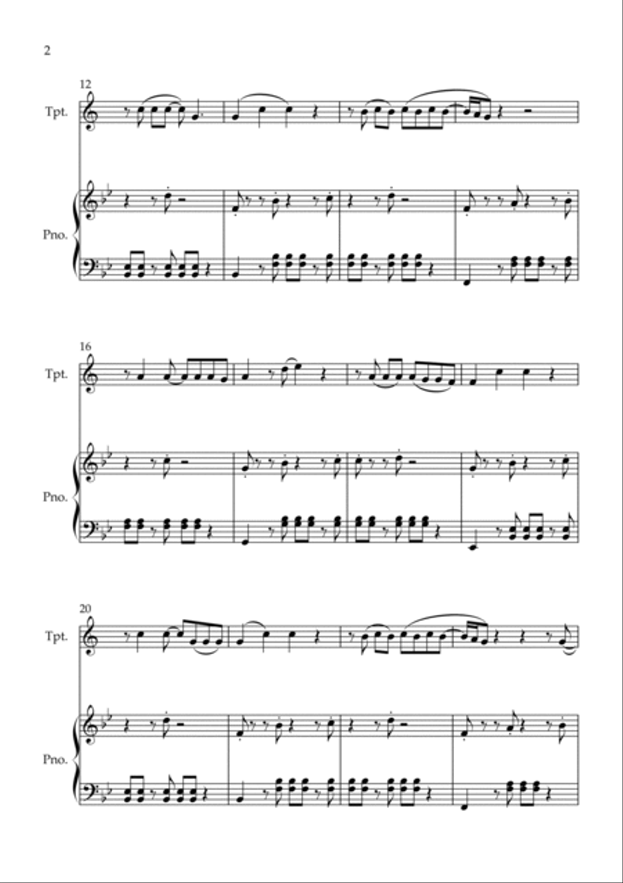 Shivers B-Flat Trumpet scores gallery preview page 2