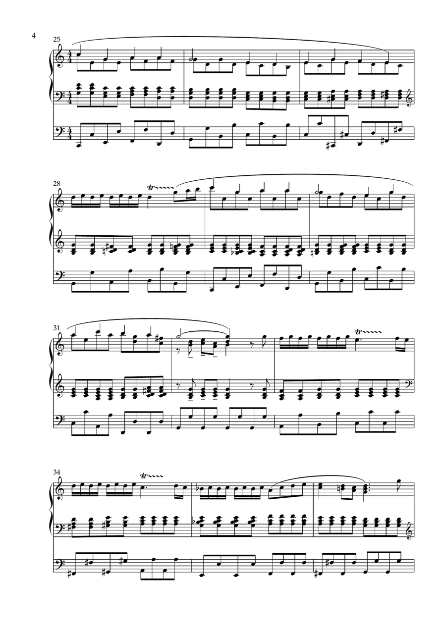 fantasie Op bergen en in dalen Organ Solo scores gallery preview page 4