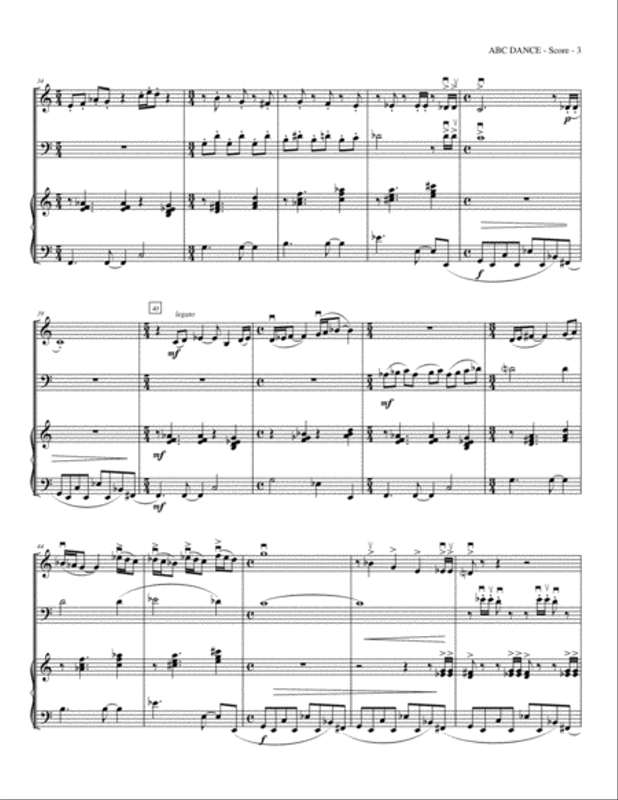 ABC Dance (Piano Trio) ABC Dance (Piano Trio) Piano Trio scores gallery preview page 4