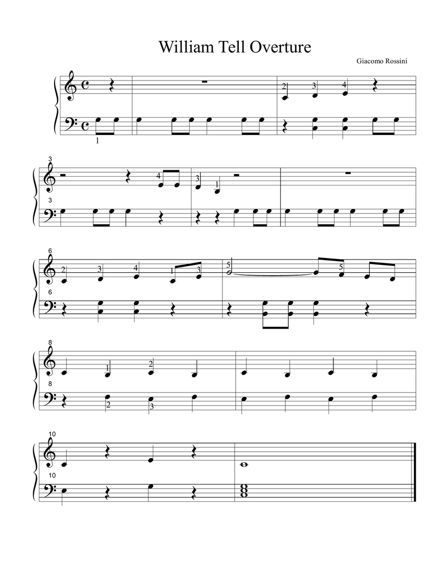Beginner Piano Classics Easy Piano scores gallery preview page 4