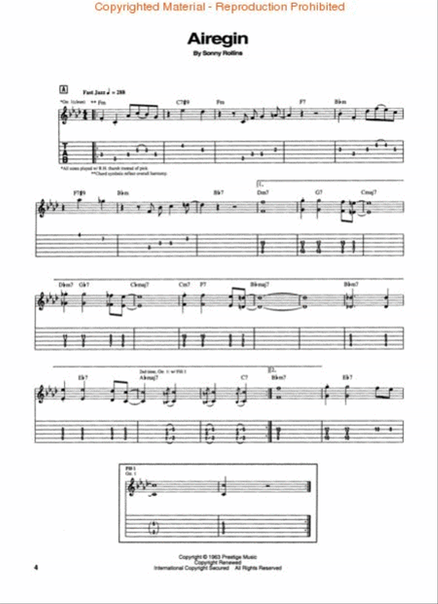 Jazz Guitar Bible by Various Electric Guitar Sheet Music Sheet Music Plus