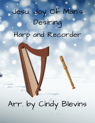 Book cover for Jesu, Joy Of Man's Desiring, Harp and Recorder