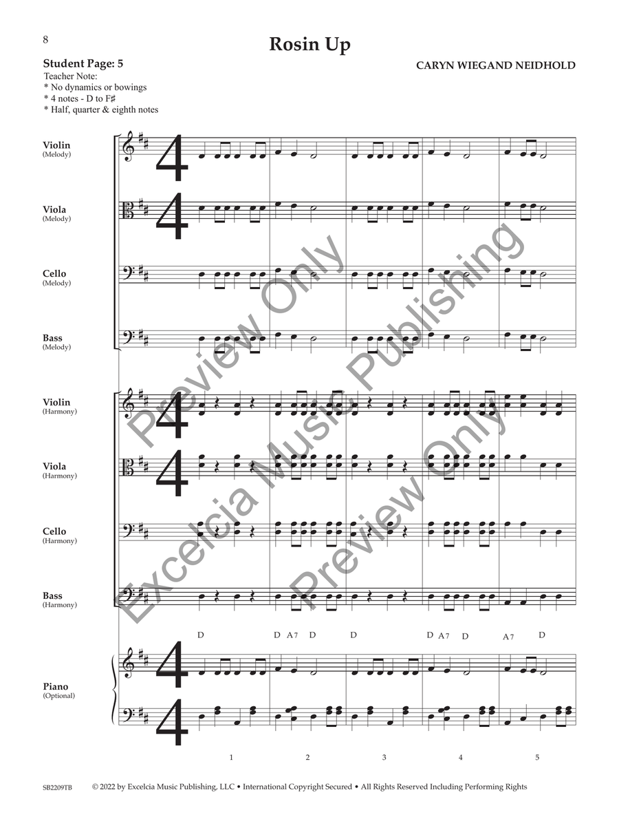 Take A Bow Cello scores gallery preview page 9