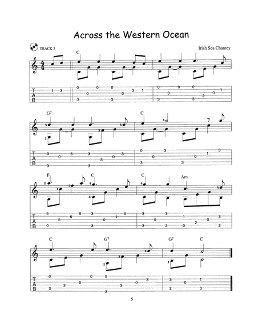 101 Easy Fingerstyle Guitar Solos Fingerpicking Guitar scores gallery preview page 5
