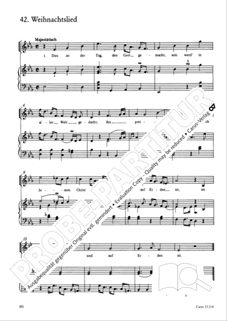 Geistliche Oden und Lieder (Gellert) Collection / Songbook scores gallery preview page 75