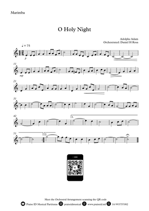 Book cover for O Holy NIght - Christmas Carol - Marimba