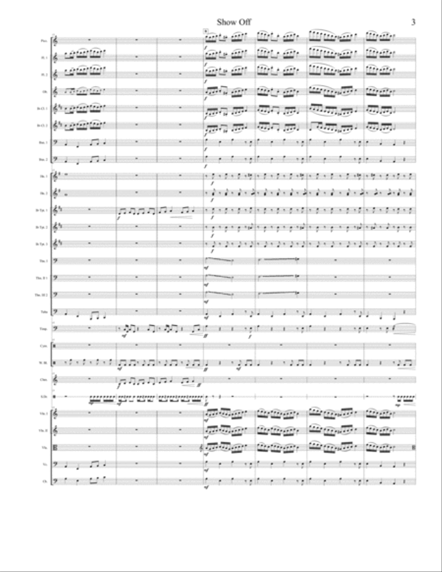 Show Off Full Orchestra scores gallery preview page 3