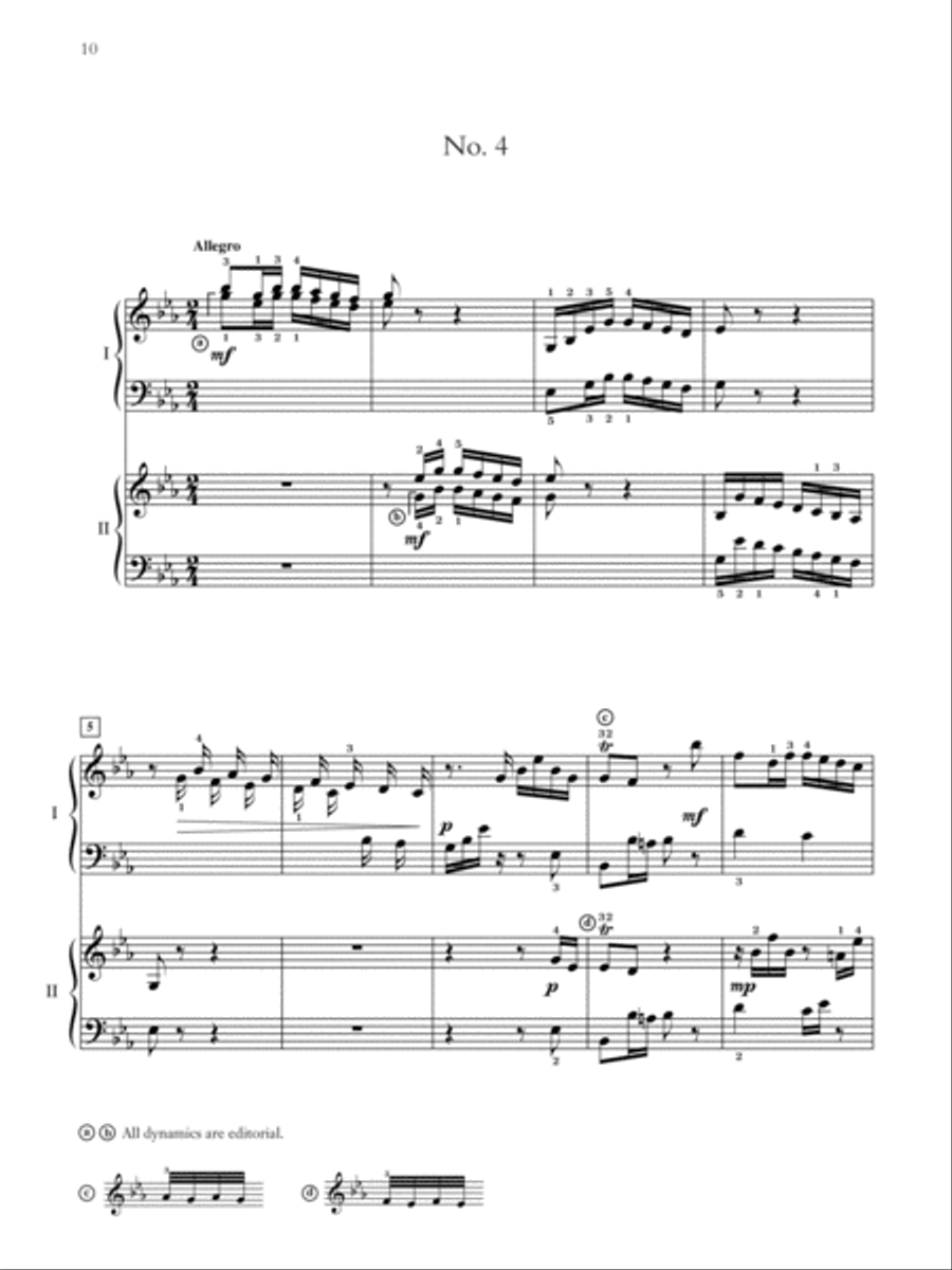 Essential Two-Piano Repertoire Small Ensemble scores gallery preview page 5