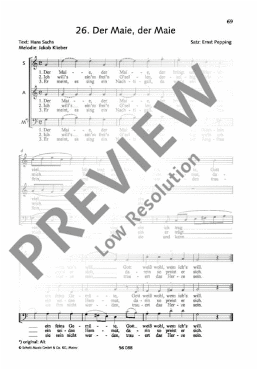 Der Maie, der Maie Mixed Choir scores gallery preview page 2