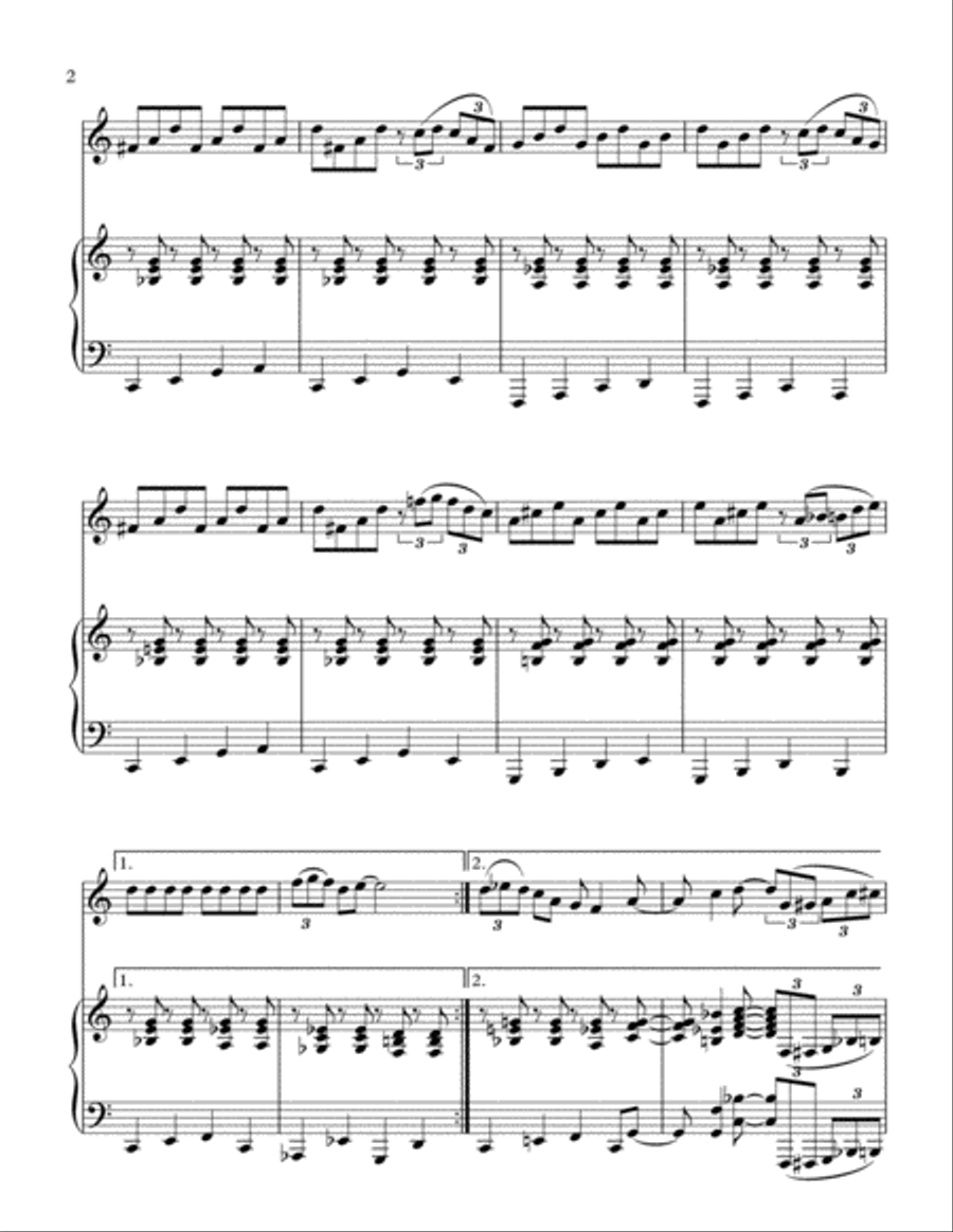 Getting' In The Mood (For Christmas) Trumpet Solo scores gallery preview page 3
