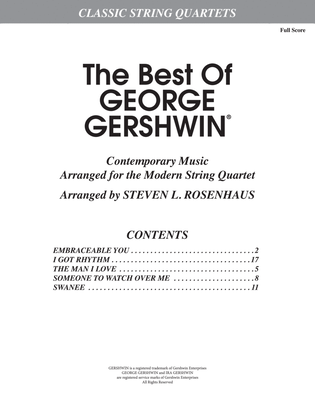 Book cover for George Gershwin: Score