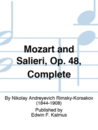 Book cover for Mozart and Salieri, Op. 48, Complete