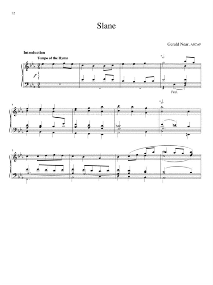 Laudes Domini: 10 Hymn Introductions and Harmonizations for Organ, Volume 1 Organ scores gallery preview page 10