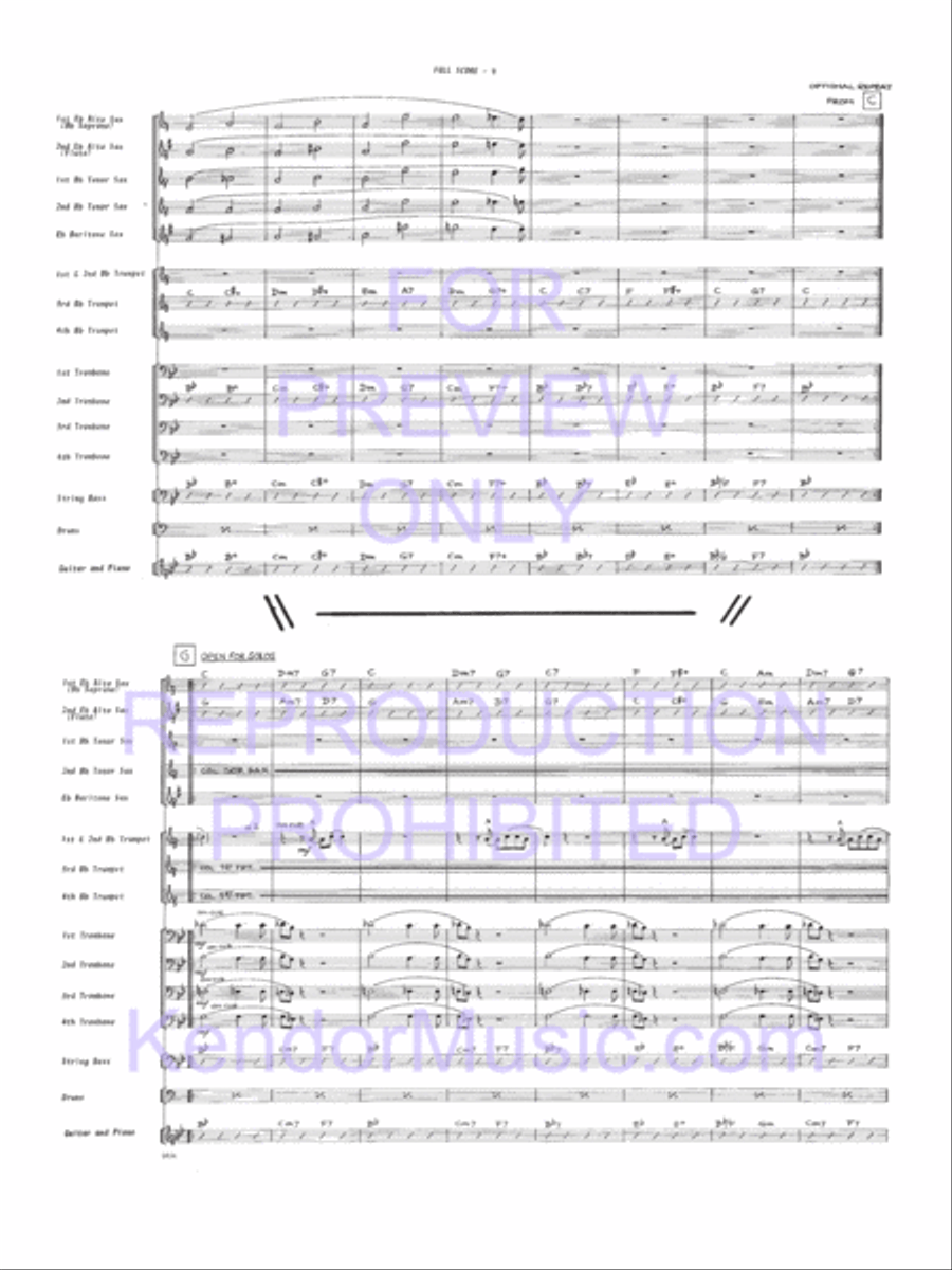 Fingers Jazz Ensemble scores gallery preview page 7