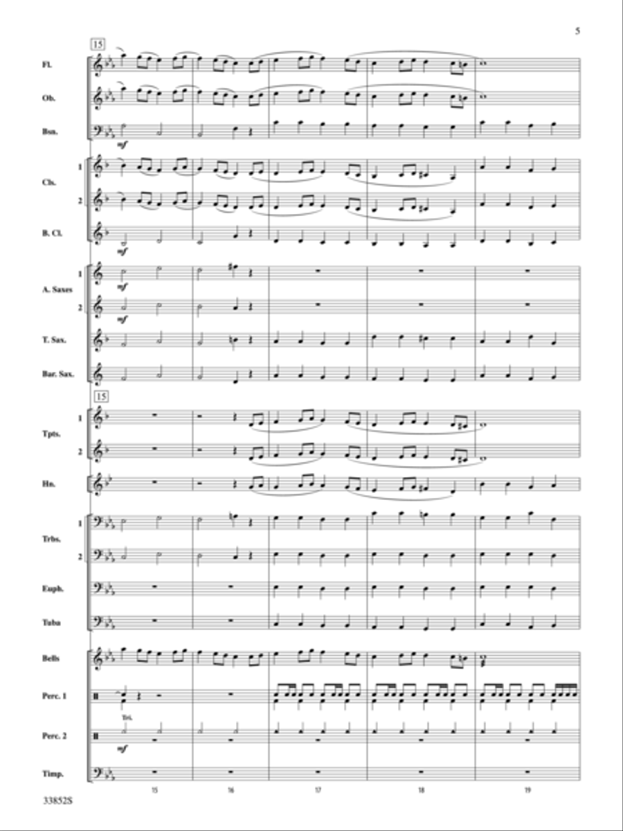 Monticello Mosaic Concert Band scores gallery preview page 5