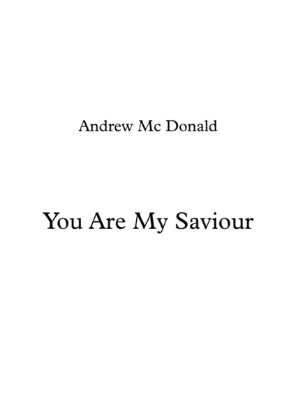 You Are My Saviour