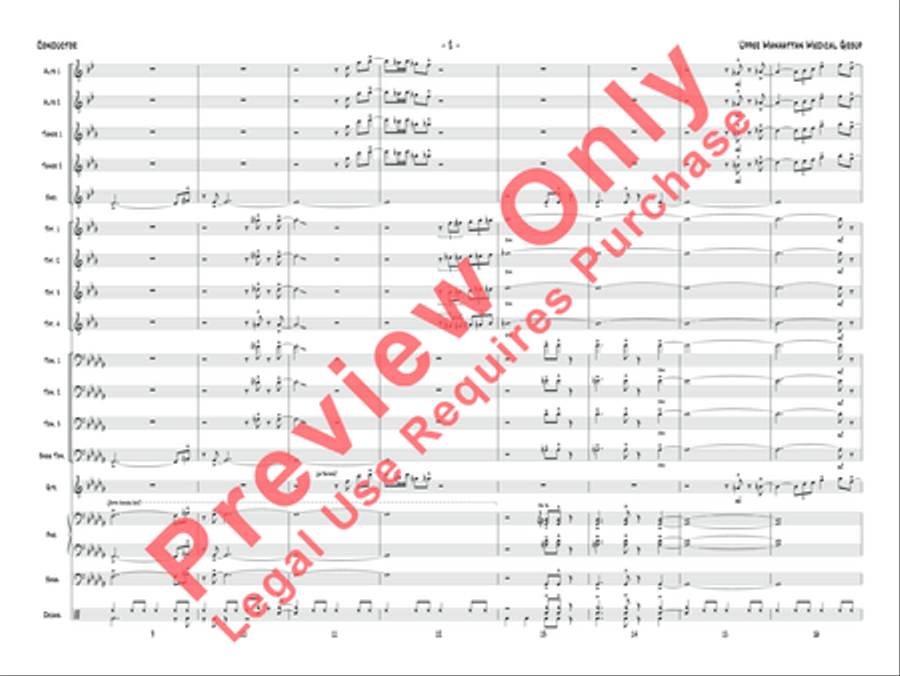 Upper Manhattan Medical Group Jazz Ensemble scores gallery preview page 3