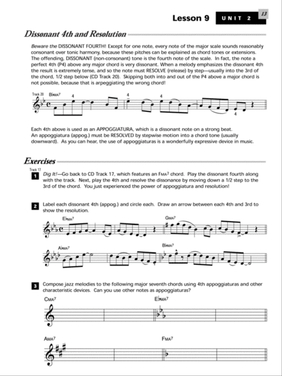 Alfred's Essentials of Jazz Theory, Book 1 Textbook scores gallery preview page 4
