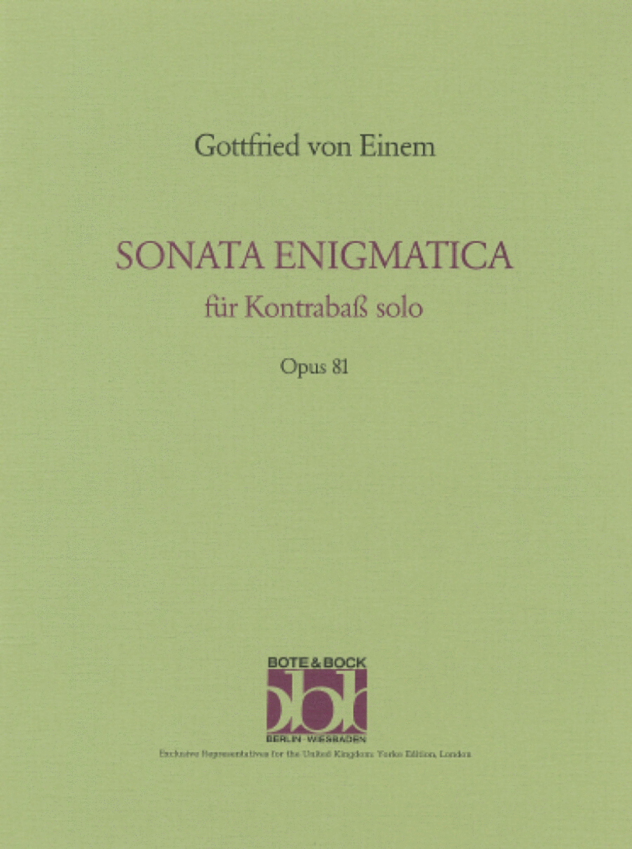 Sonata Enigmatica Op.81