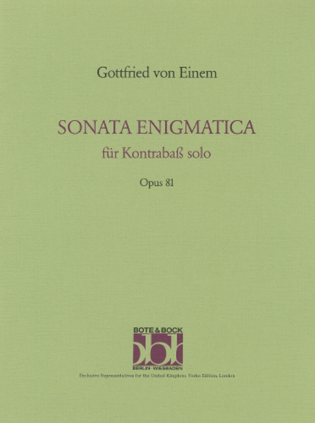 Sonata Enigmatica Op.81