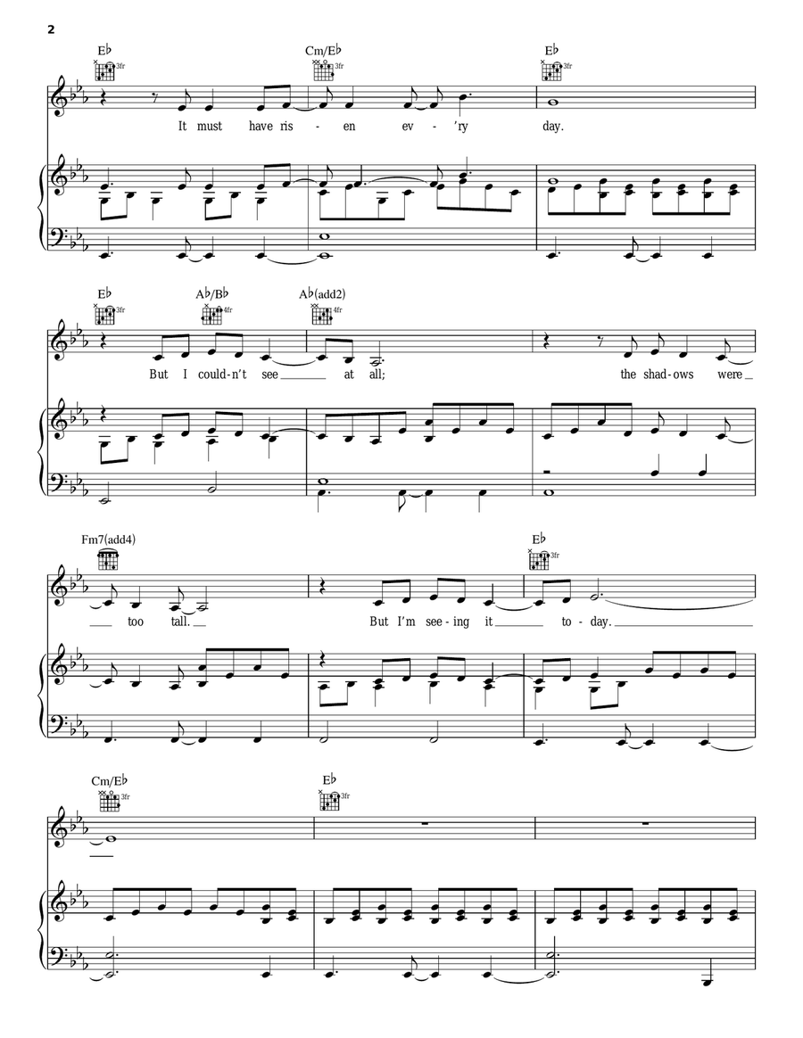 Nothing Stops Another Day Guitar scores gallery preview page 2